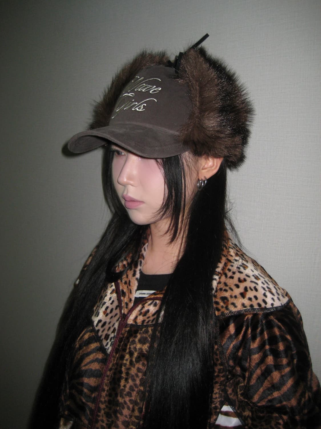 레터링 퍼 이어플랩 캡 모자  상품이미지8