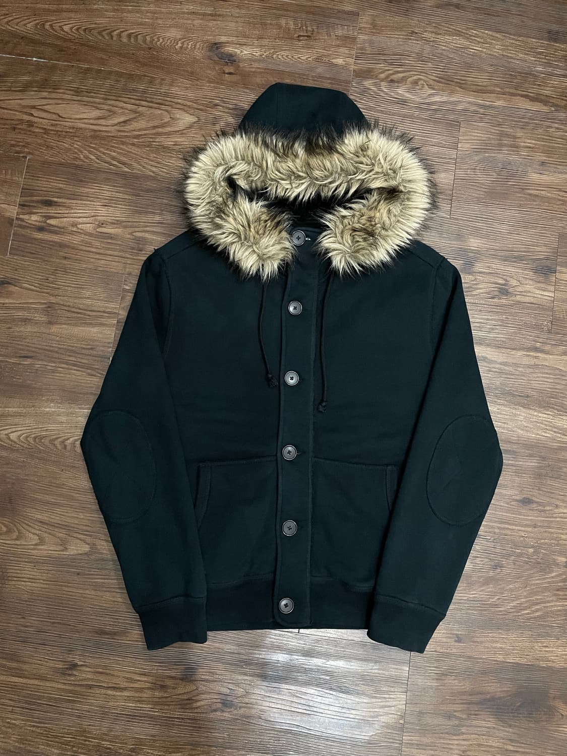 폴로 랄프로렌 N2B 울프죠 후드퍼 자켓 블랙 상품이미지3