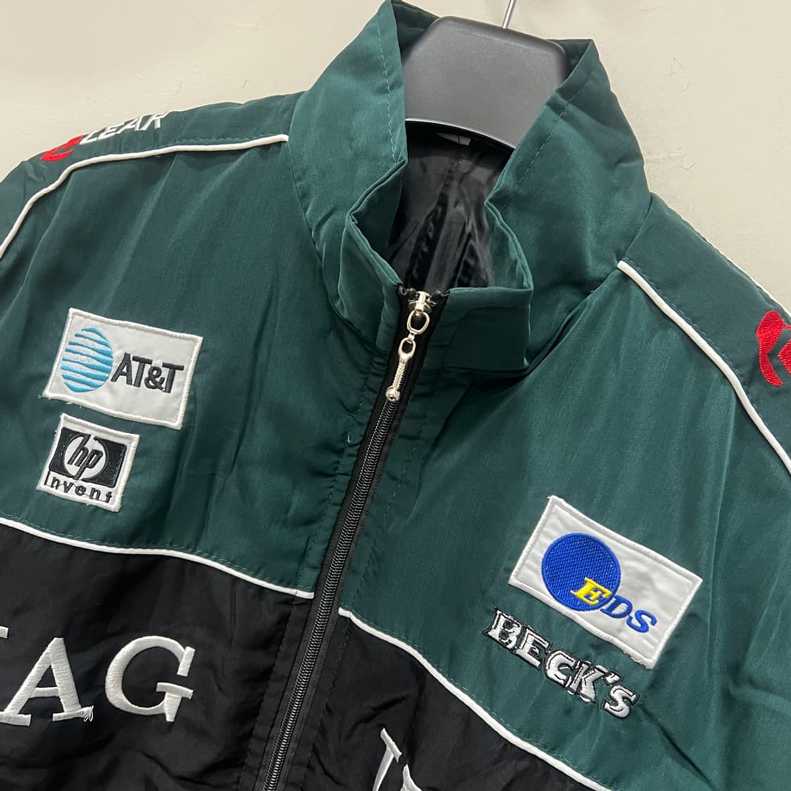 VTG 재규어 레이싱 점퍼 자켓 L 상품이미지4