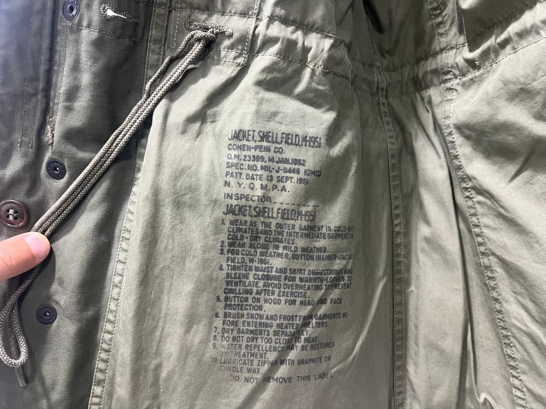 M51 필드자켓 s-r (크라운지퍼) 상품이미지5