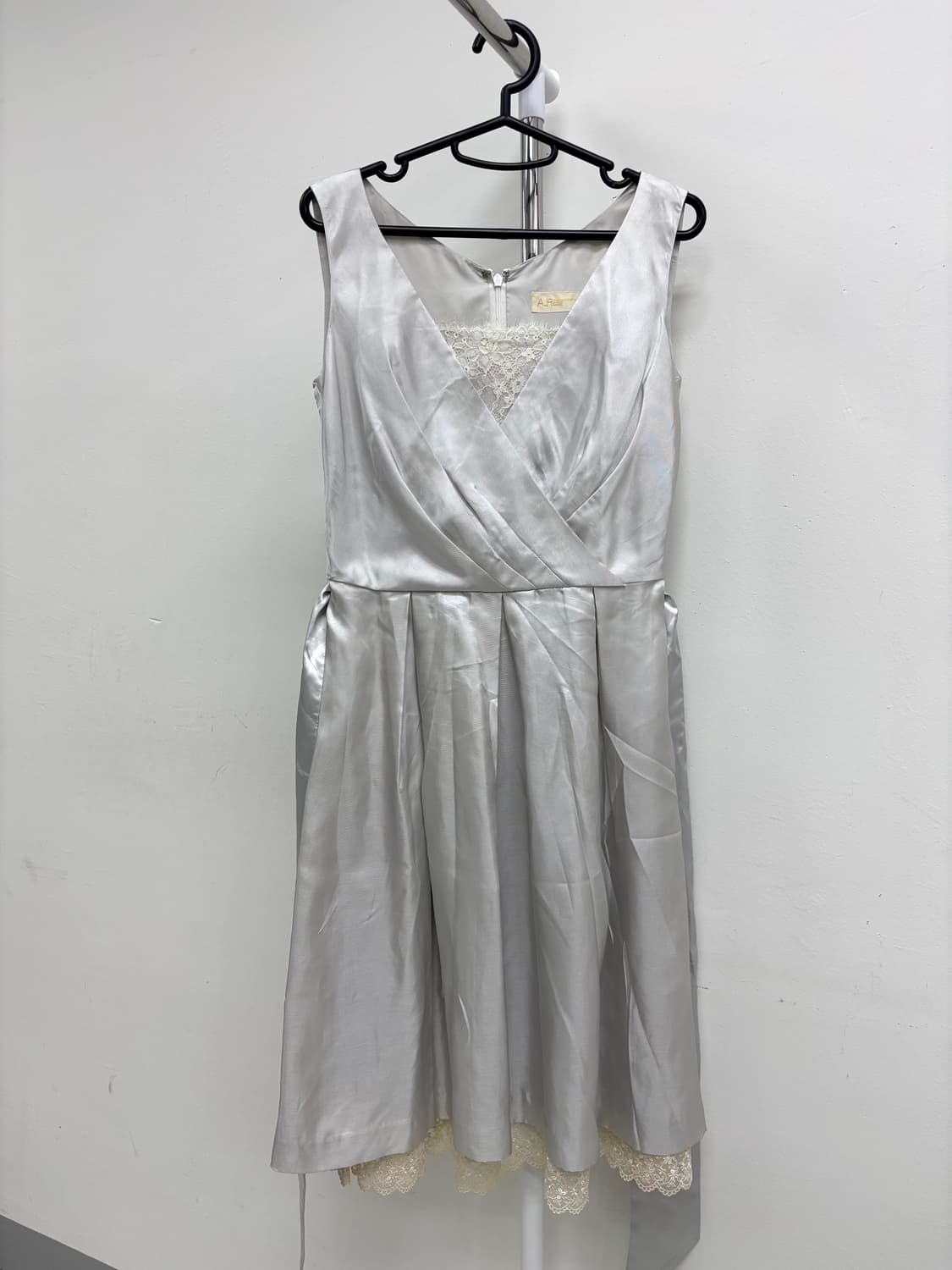 빈티지 실버 슬리브리스 원피스 상품이미지6