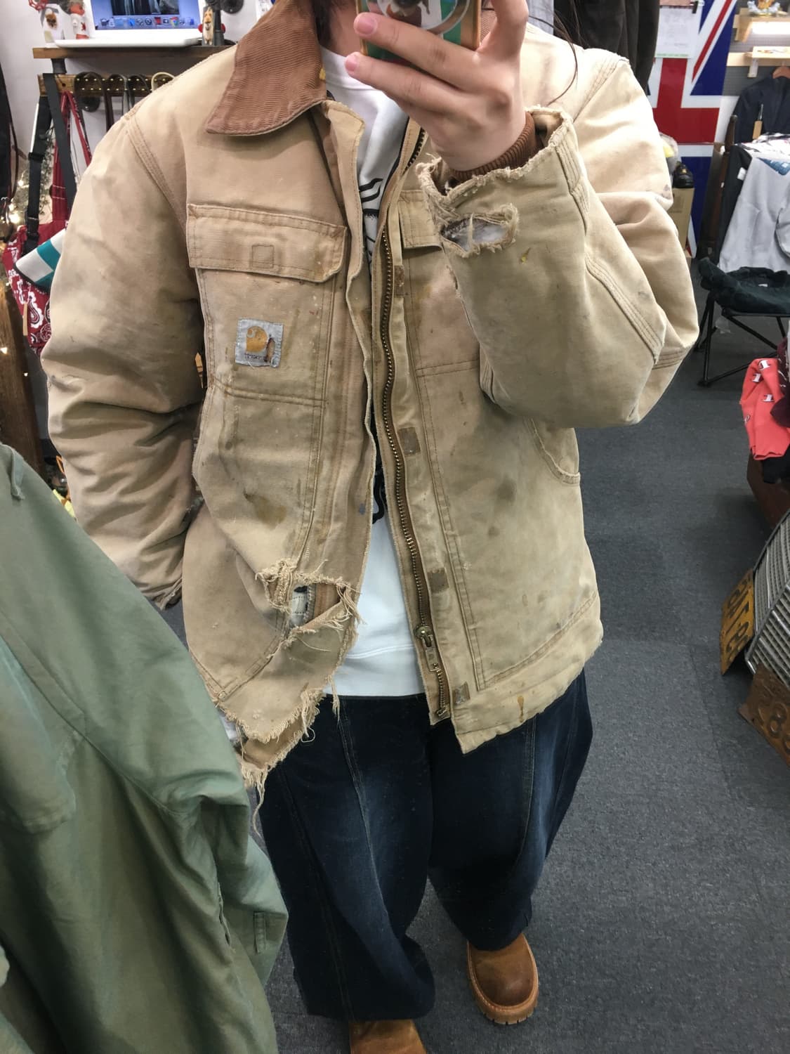 빈티지 칼하트 워크자켓 상품이미지1