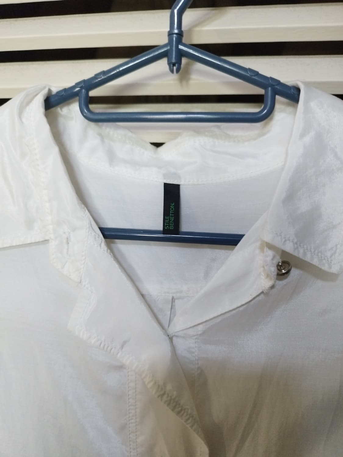 ONE사이즈 베네통 셔츠 원피스 상품이미지4