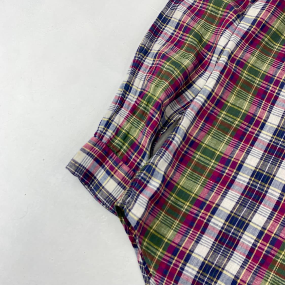 폴로 체크 포켓 린넨 셔츠 (103) 상품이미지3