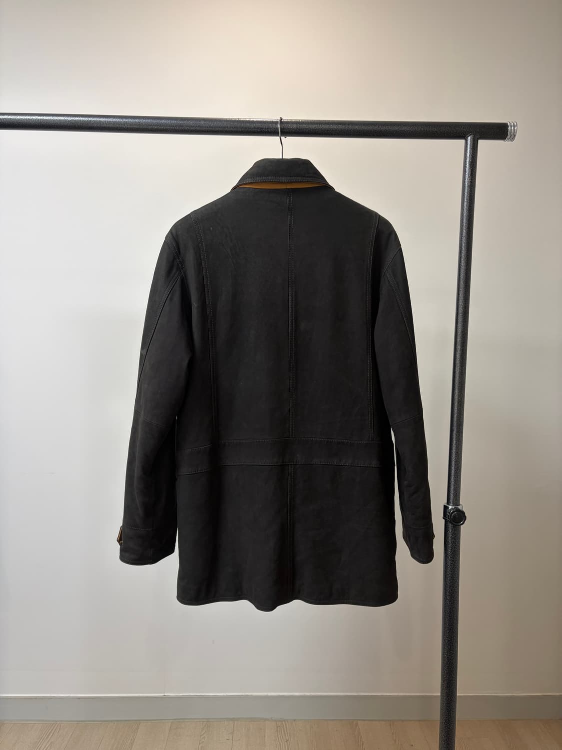 (102) 팀버랜드 다크 브라운 스웨이드 레더 코트 자켓 상품이미지5