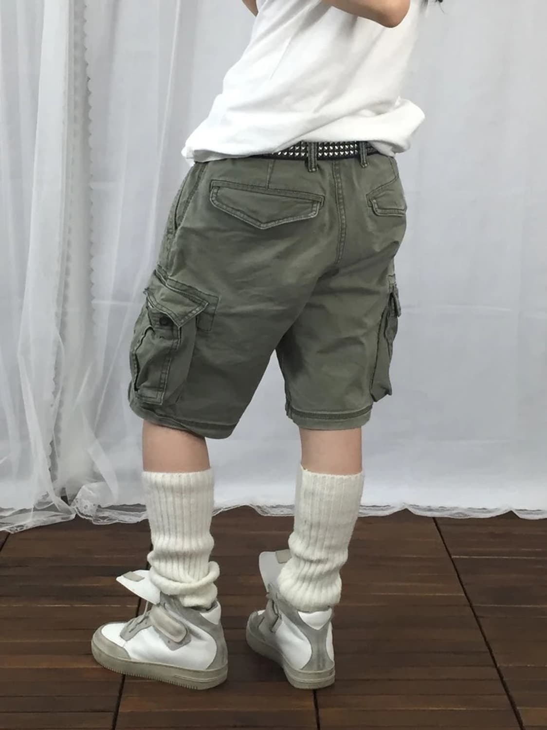 GAP Olive Cargo Bermuda Shorts 상품이미지3
