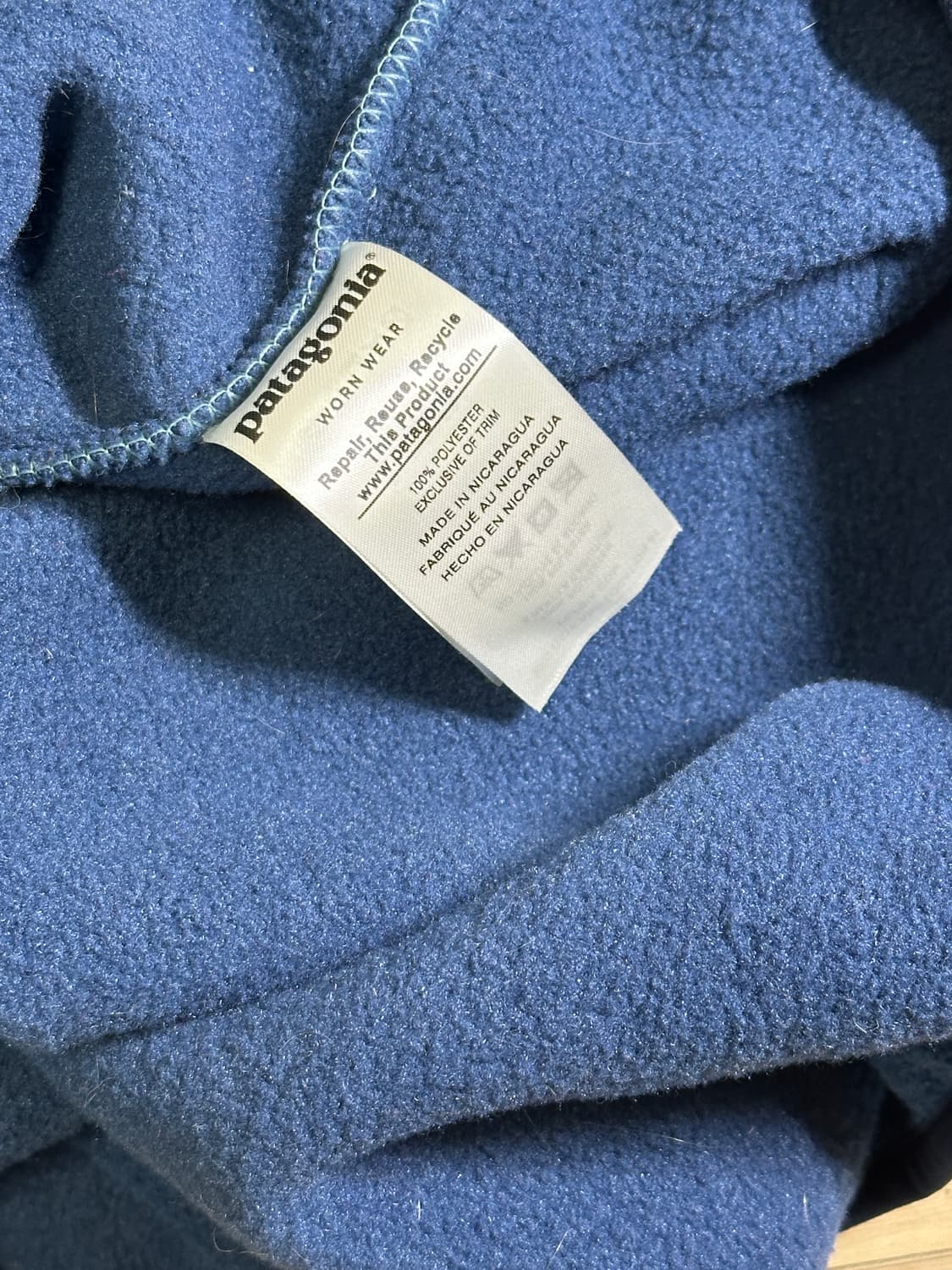 파타고니아 라이트웨이트 신칠라 하프버튼 후리스 플리스 아노락 S 상품이미지5