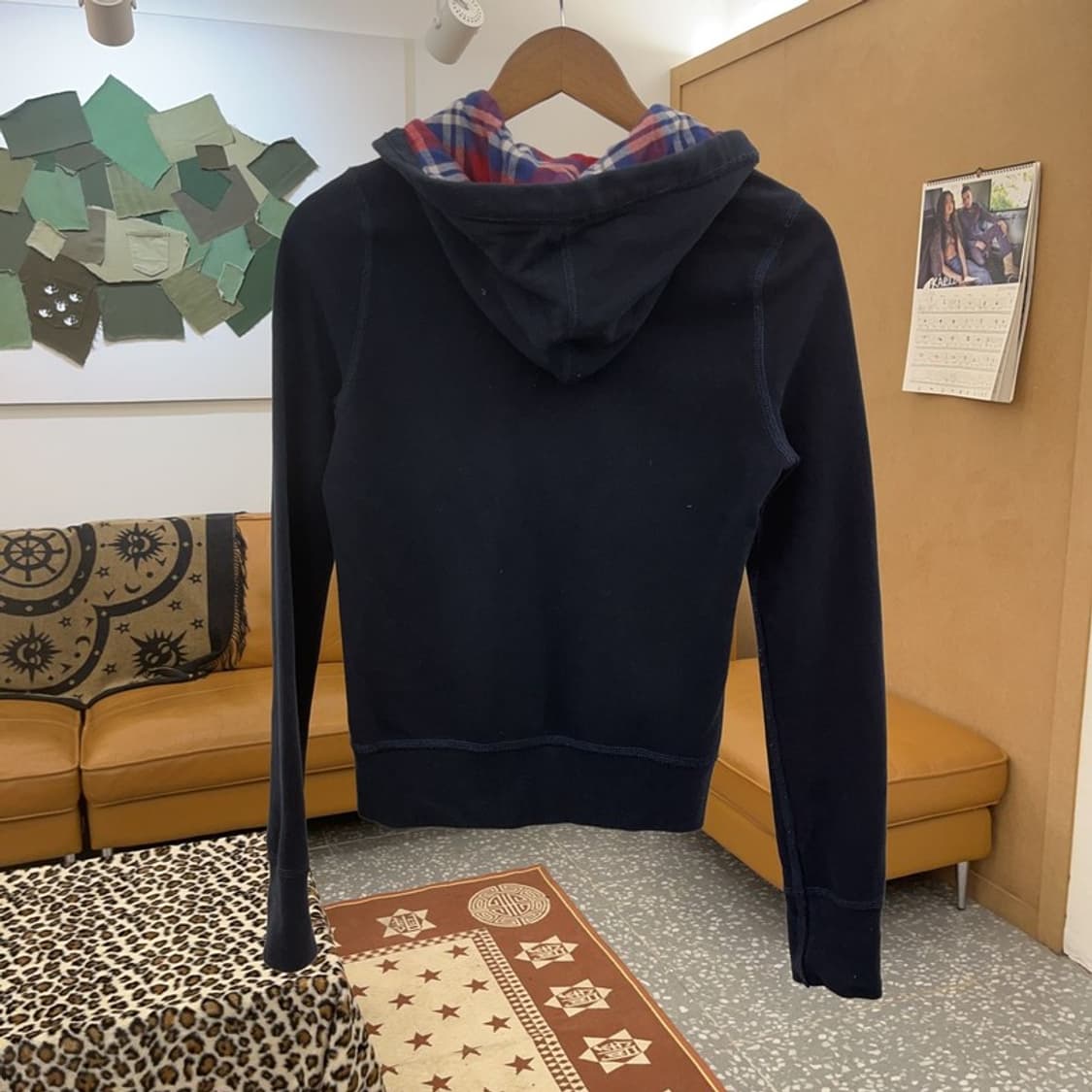 아베크롬비 올드스쿨 Y2K 러블리힙 슬림핏 후드집업 XL C09183 상품이미지4