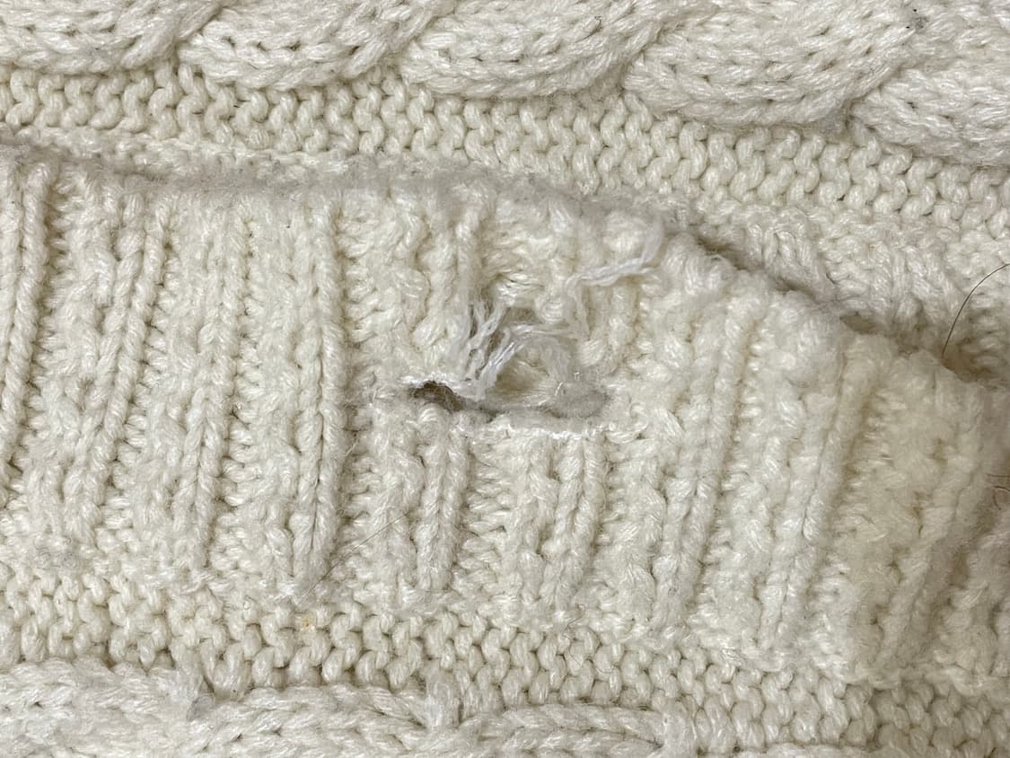 니트 퍼후드 가디건 상품이미지3