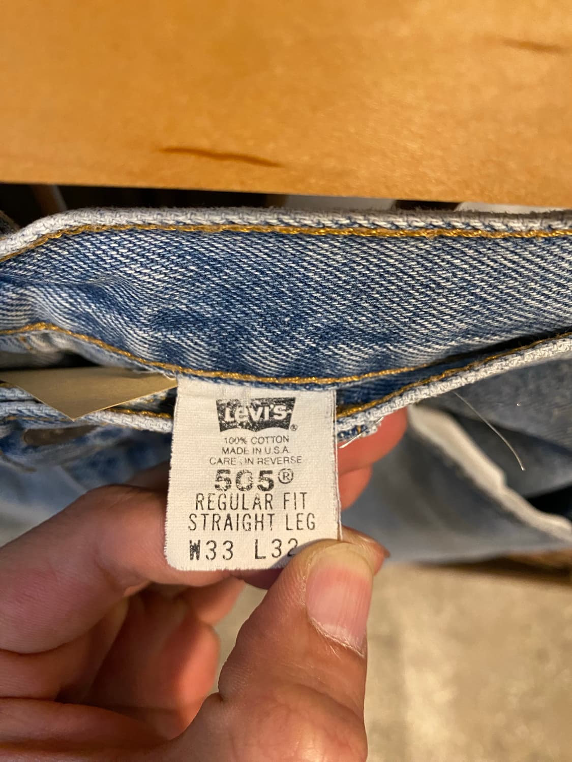 00S 리바이스 505 USA 데님 팬츠 33“ 상품이미지5
