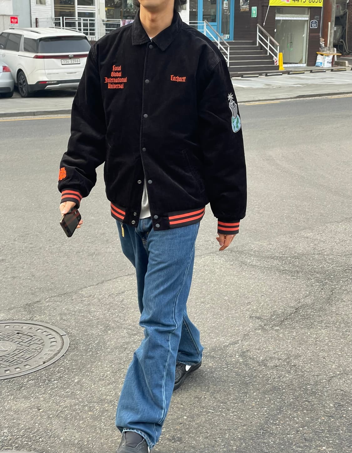 칼하트 레터맨 자켓 XL 상품이미지2