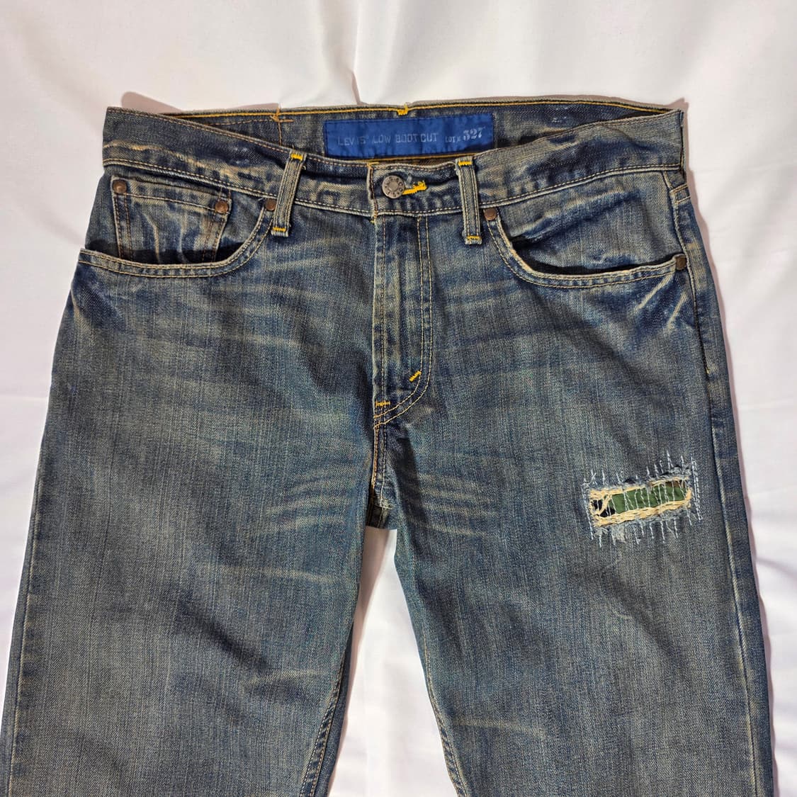 [W32L30]00s 리바이스 527 로우 부츠컷 데님팬츠 상품이미지2