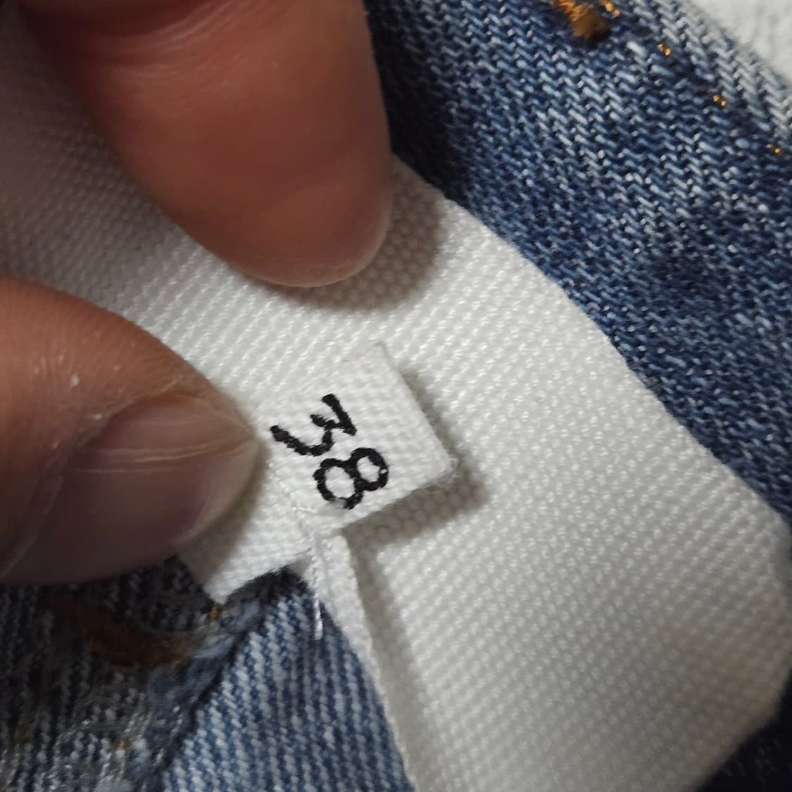 메종마르지엘라 디테일 데님팬츠 / 여성바지 / 여성 팬츠 상품이미지3