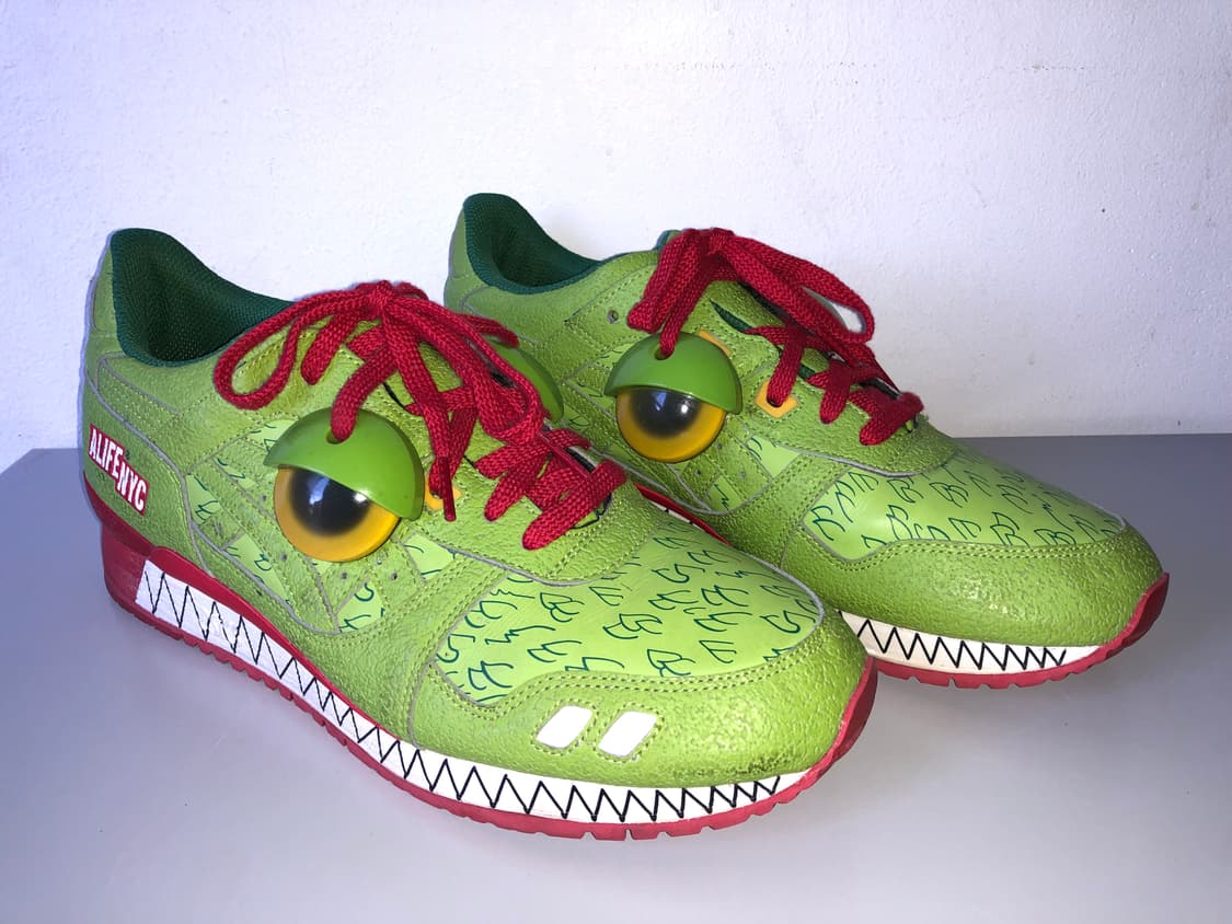 아식스 Asics X ALIFE 젤 라이트 III 그린 몬스터 275 상품이미지1