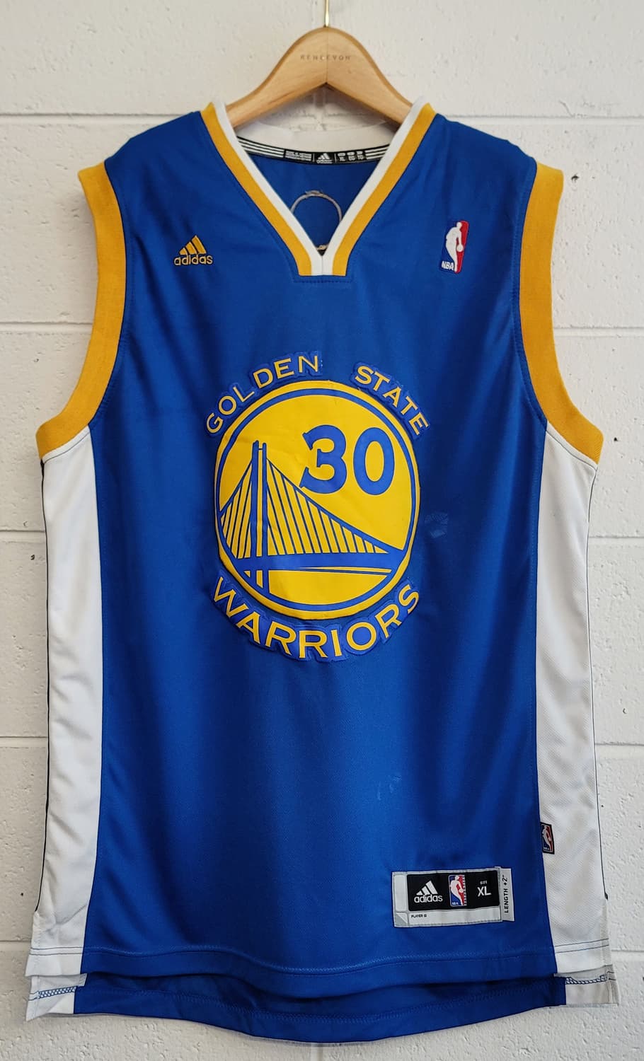 아디다스 NBA 골든스테이트 워리어스(30.커리) 스윙맨 져지 판매 상품이미지1