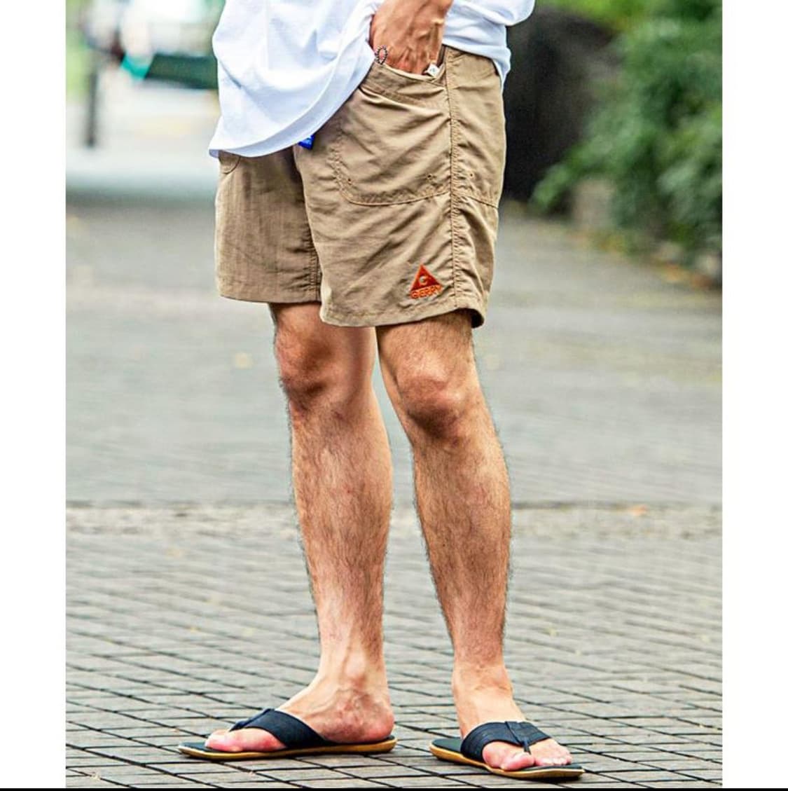 제리 NYLON EASY SHORTS BEIGE 상품이미지8