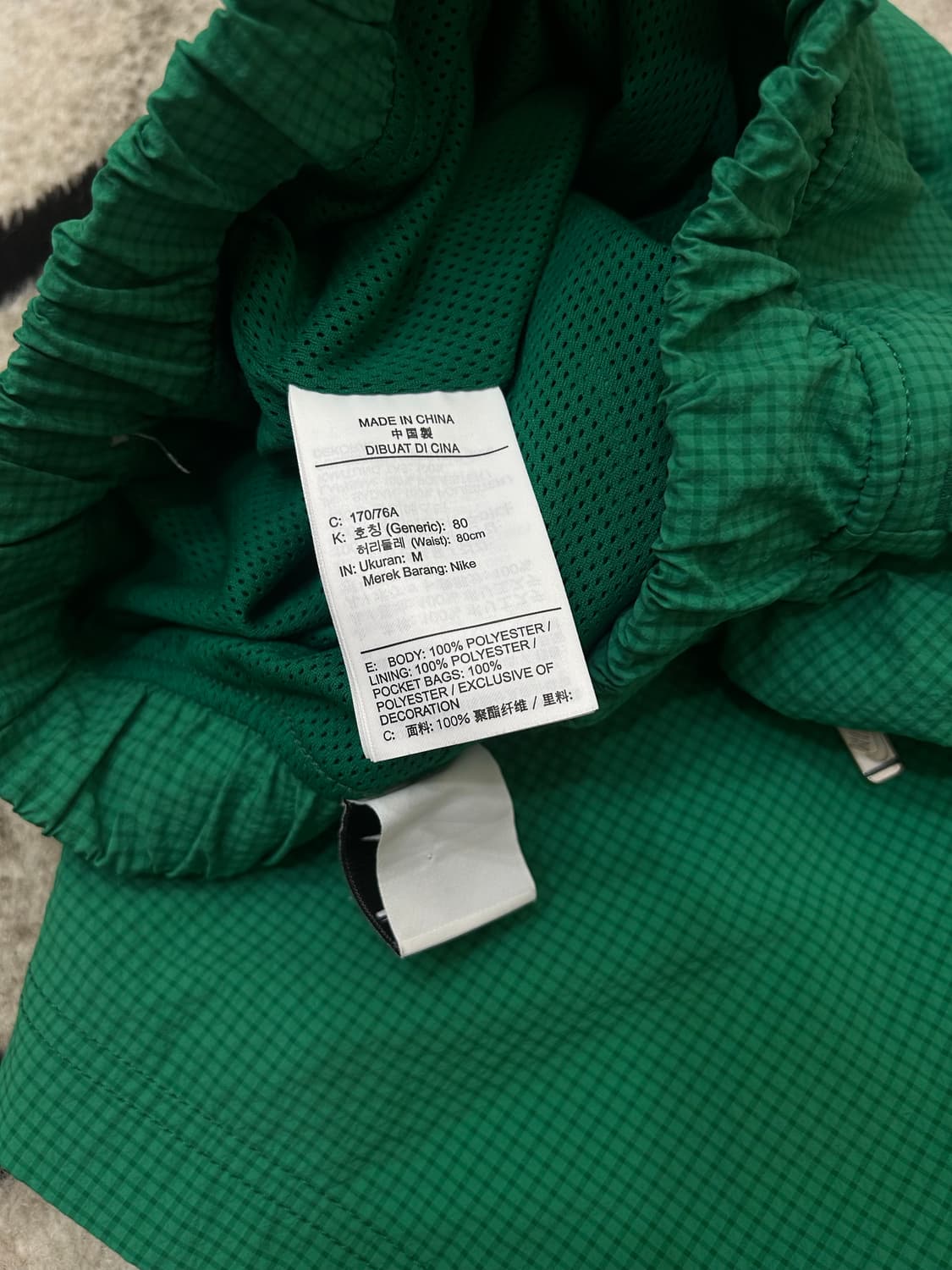 [M]나이키 트랜디 우븐 반바지/그린 상품이미지7