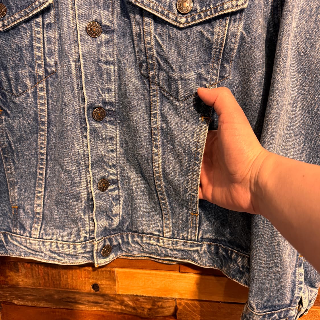 90s Levis 3rd Denim Trucker Jacket 상품이미지6