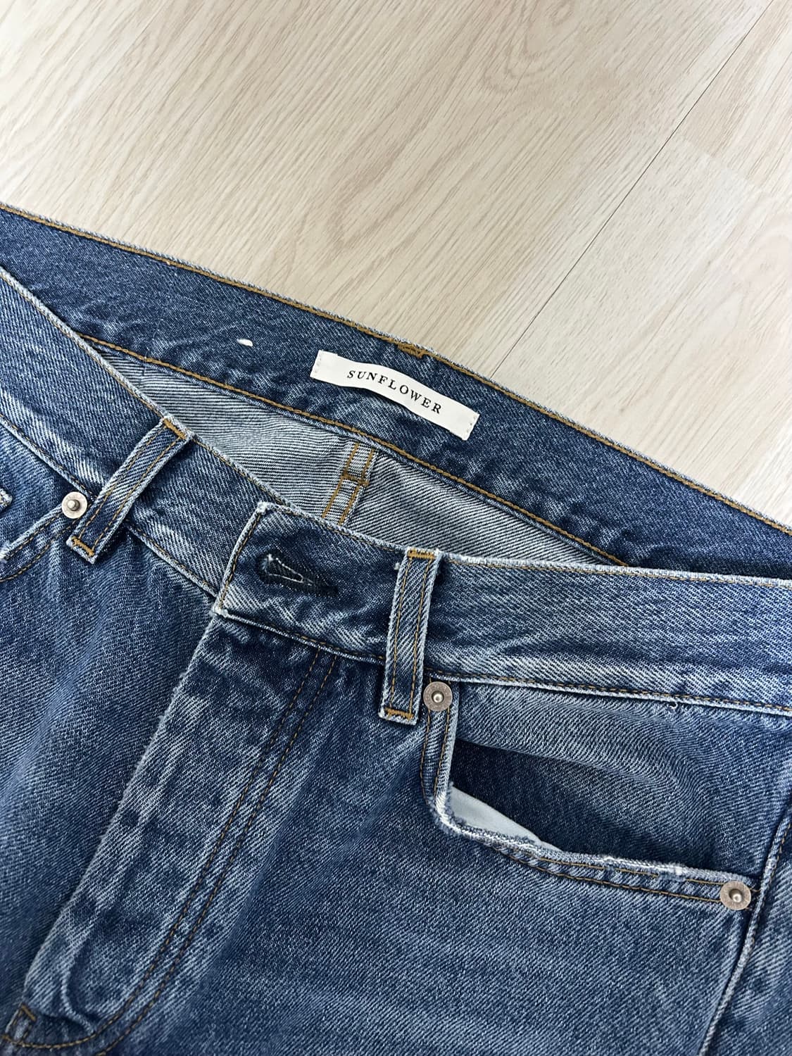 SUNFLOWER 5037 STRAIGHT (BLUE) 30/32 상품이미지1