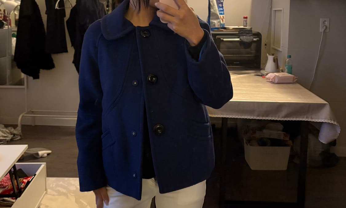 블루 숏코트 상품이미지1