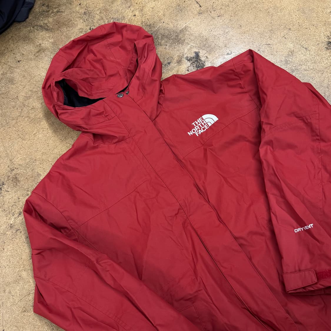 [정품/S] 노스페이스 드라이벤트 후드 바람막이 레드 b10 상품이미지1