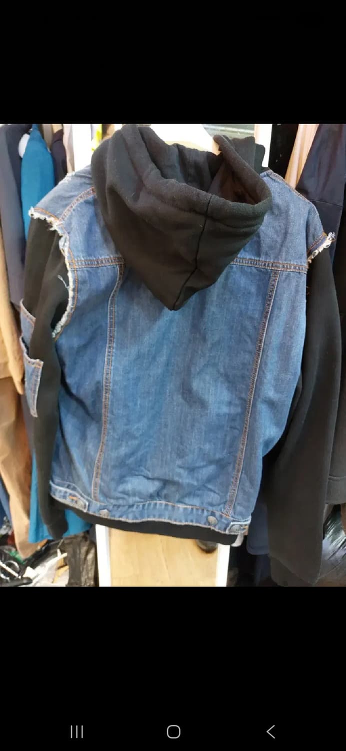 95 필립플레인 데님 집업 후드티   상품이미지4