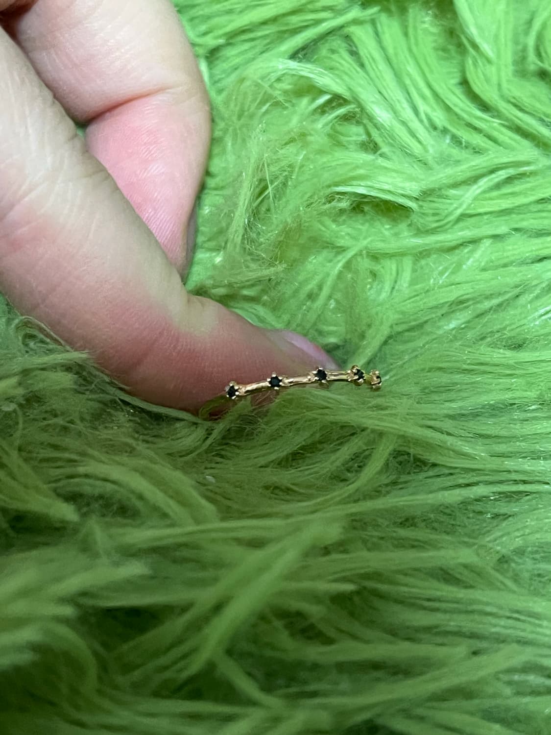 블랙 큐빅 반지 13호 상품이미지3