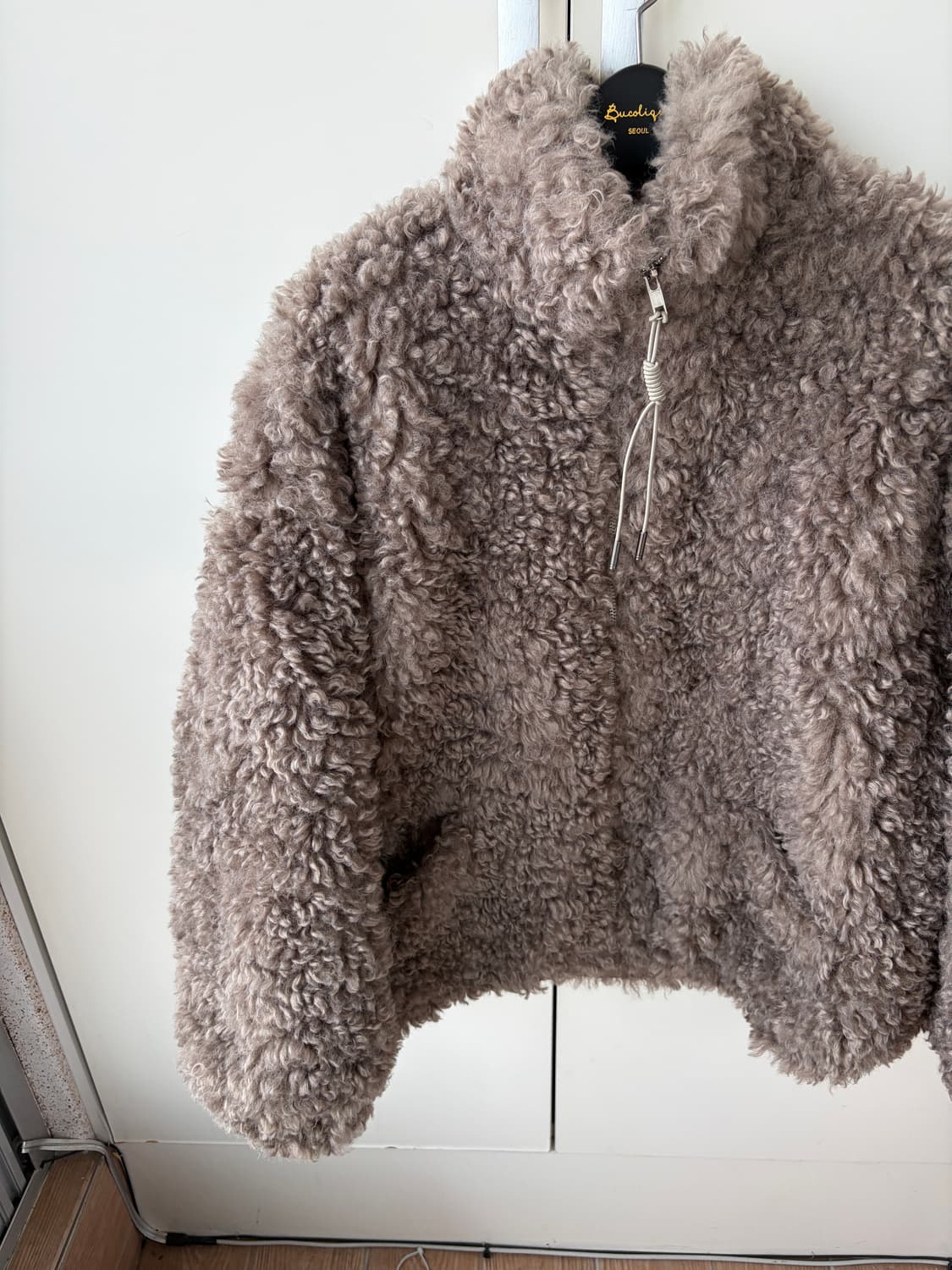 양털 하이넥 집업 상품이미지5