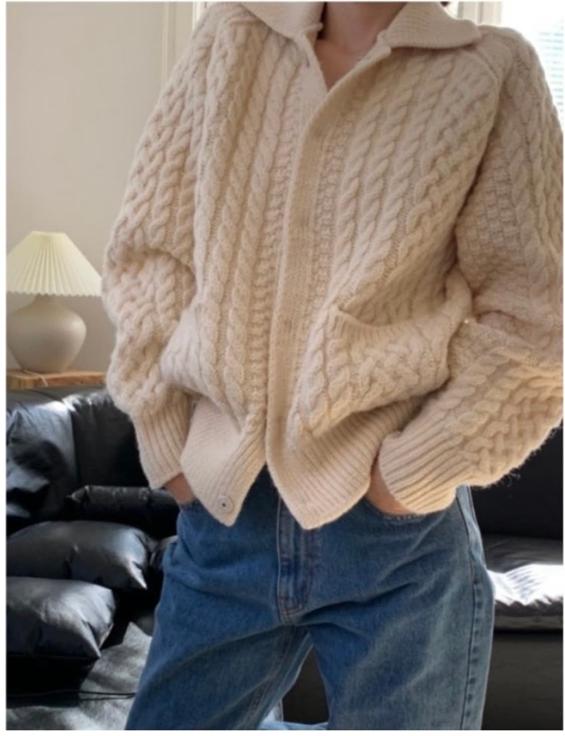 Mone모네 루카 스코틀랜드 가디건 상품이미지2