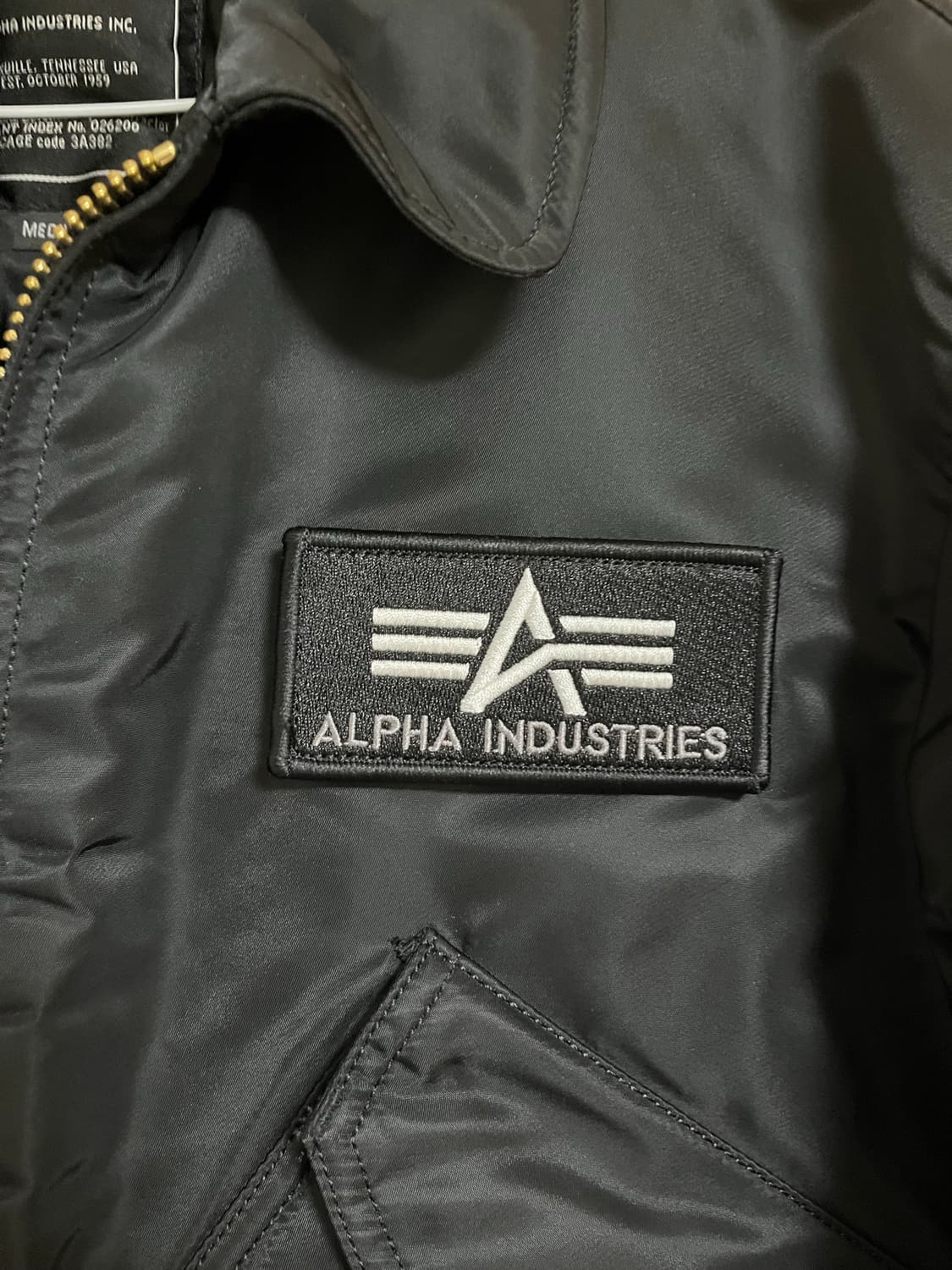 알파 인더스트리 CWU 45 블랙 상품이미지2