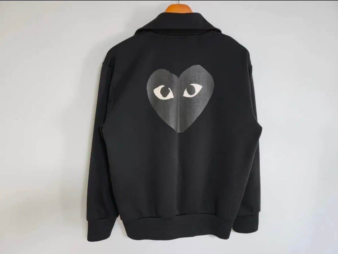 꼼데가르송 블랙와펜 백로고 남성 집업(정품) 상품이미지3