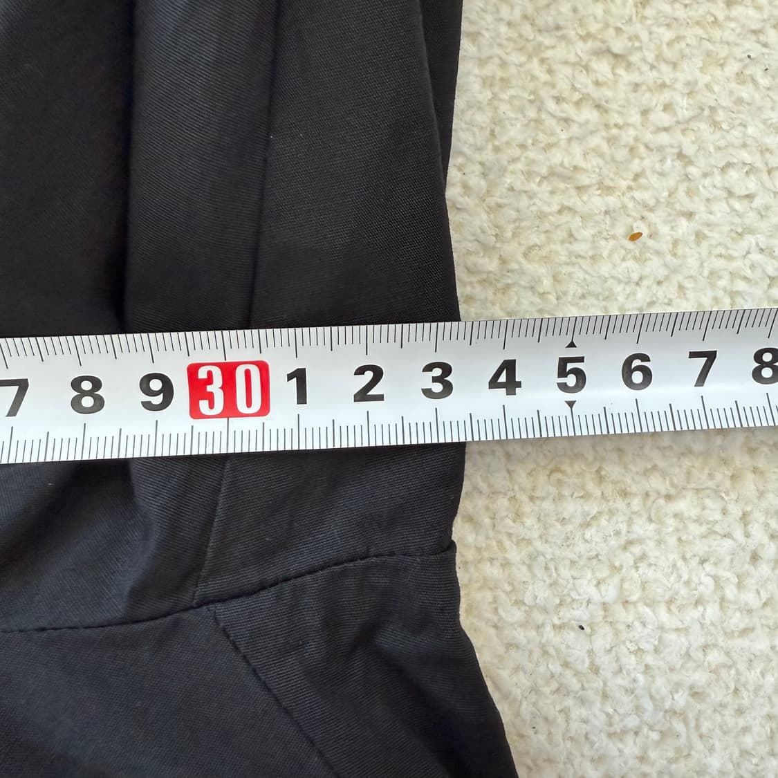 [29] 새상품 탑텐 밴딩 와이드 면바지 블랙 3721 상품이미지7