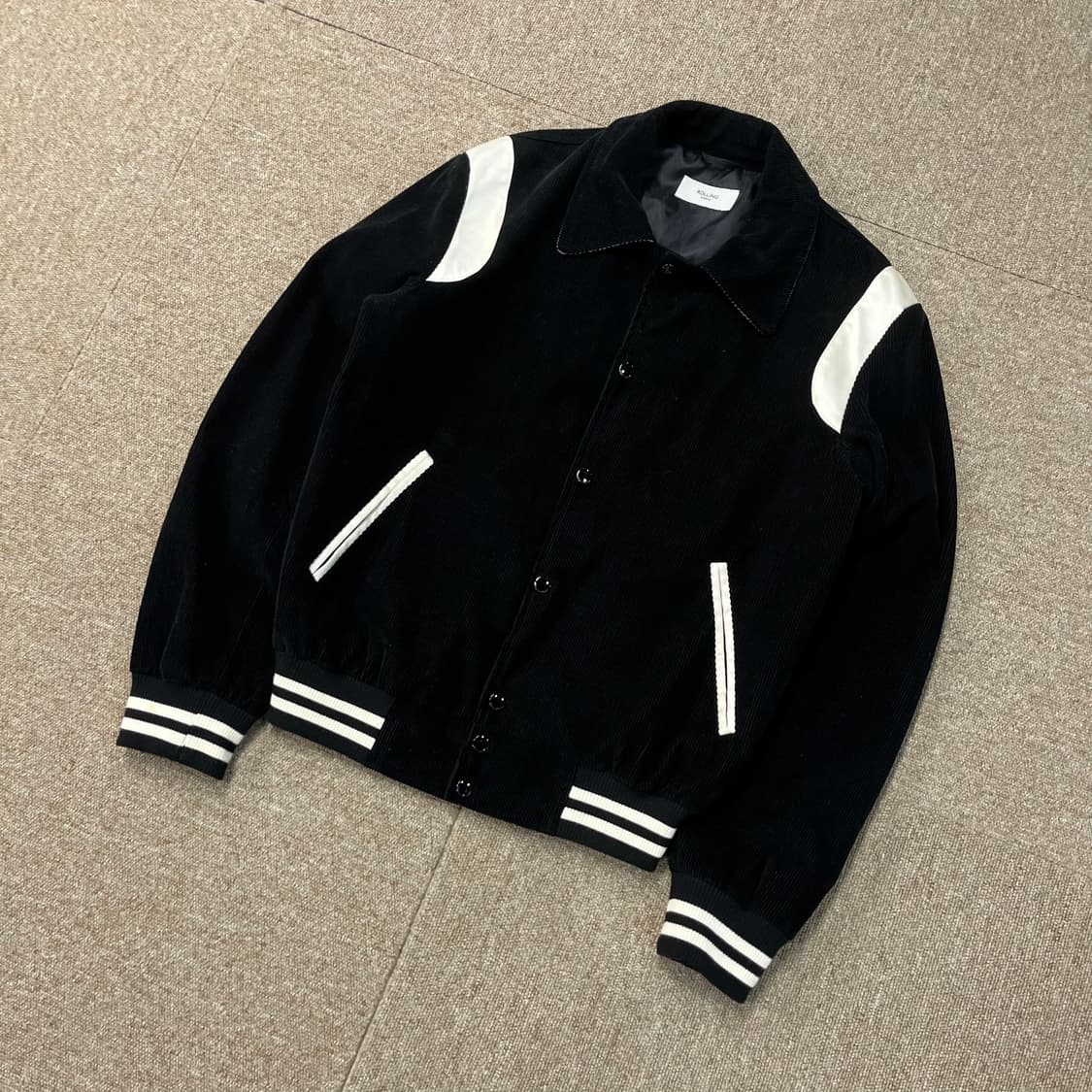 롤링스튜디오 코듀로이 바시티 자켓 상품이미지1