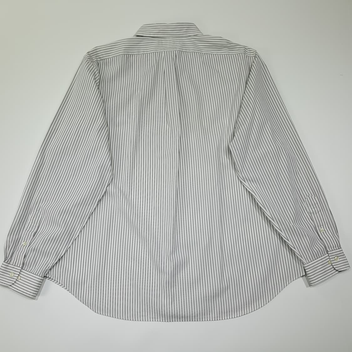 CL615 2XL 폴로 90s 홍콩판 모던 스트라이프 네이비 셔츠 남방 상품이미지6