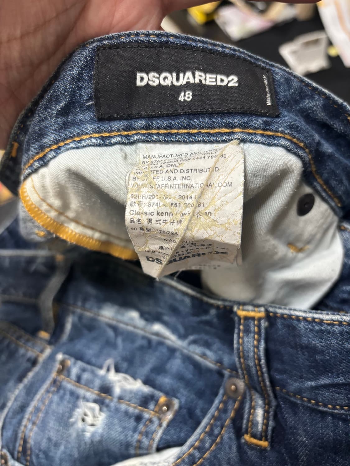 디스퀘어드2 데미지워싱 백화점판 상품이미지5