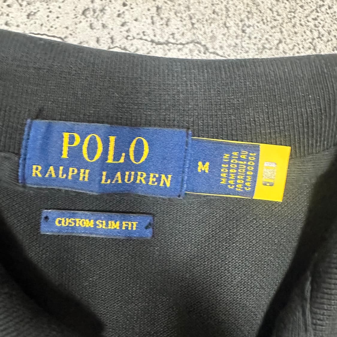 ✨ (바배) 폴로 랄프로렌 블랙 카라 PK 롱슬리브 상품이미지3