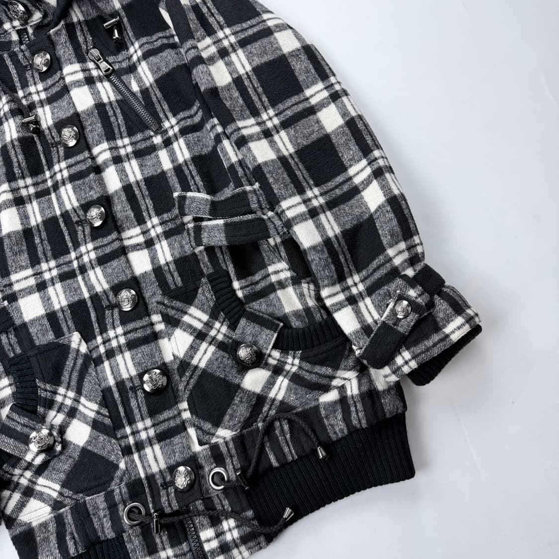 일본빈티지 y2k 갸루st 후드코트 상품이미지5