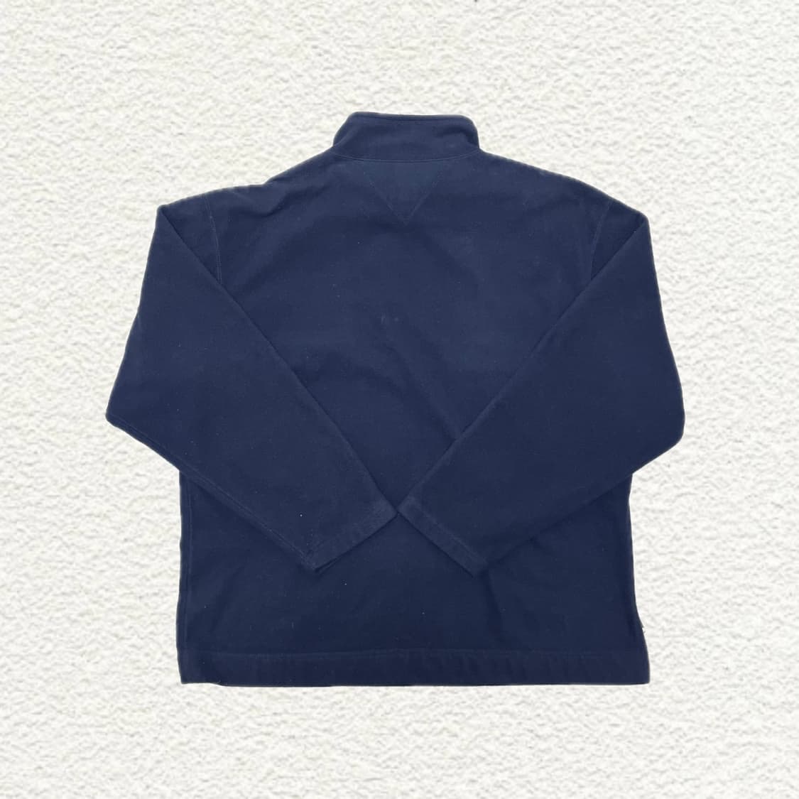 빈티지 타미힐피거 네이비 플리스 M 반집업 상품이미지3