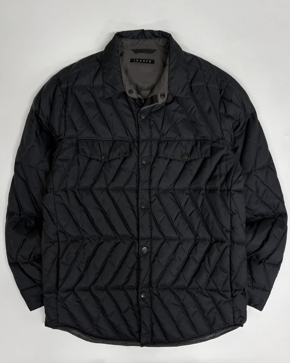 [M] 띠어리 남성 퀄팅 패딩 셔츠 다켓 상품이미지1