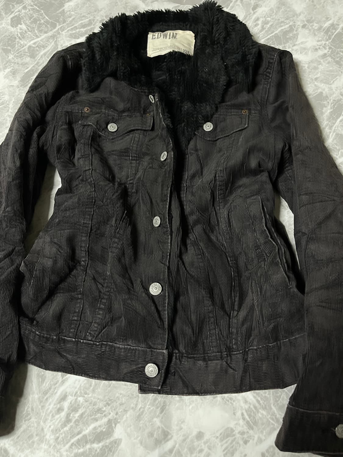 (Edwin)corduroy fur jacket 상품이미지4