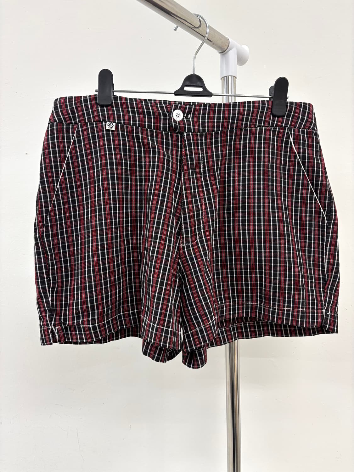 빈티지 체크 반바지 쇼츠 상품이미지4