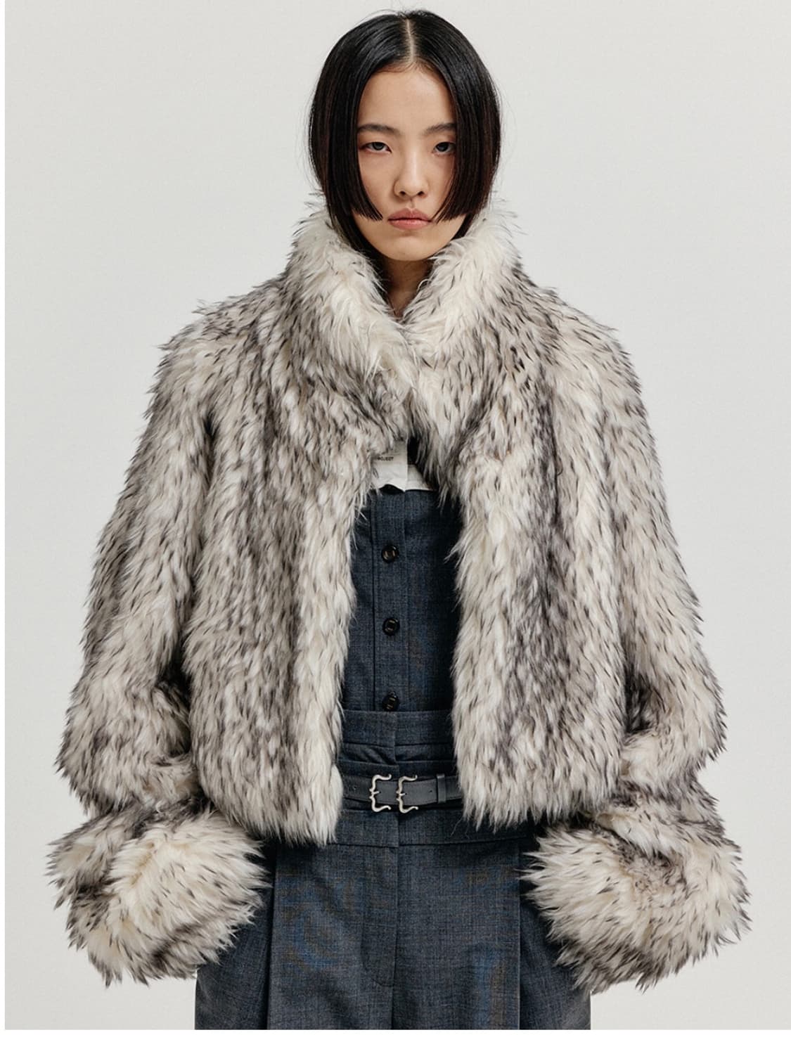 잉크퍼자켓 XHORT Faux Fur Short Coat 상품이미지1