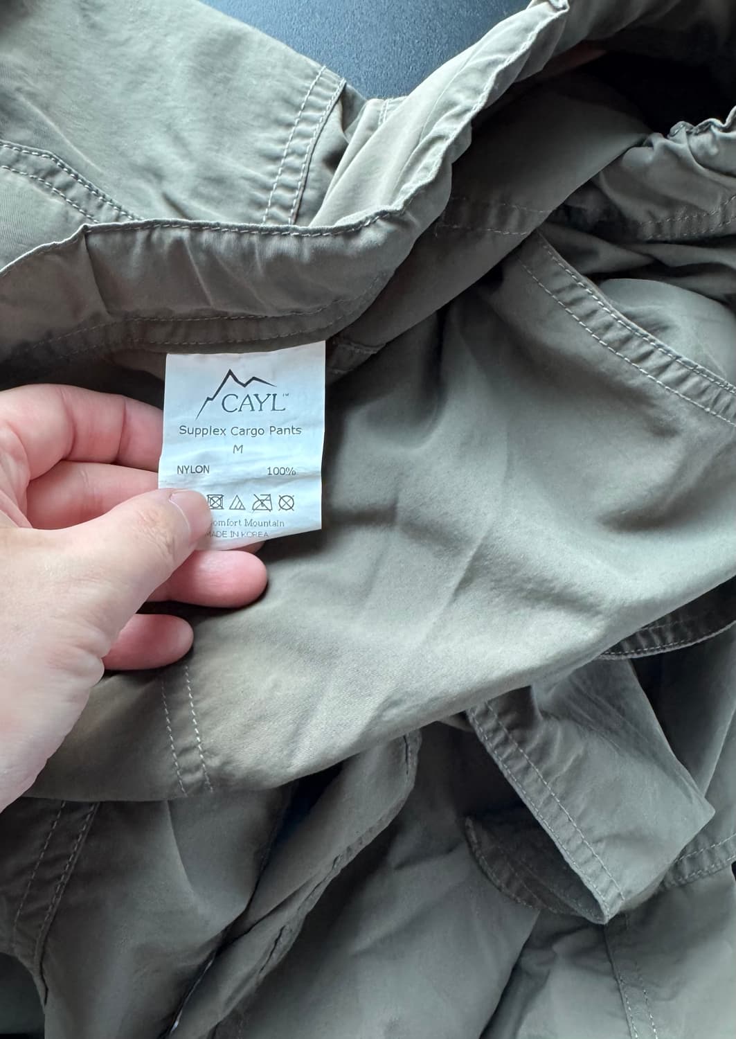 CAYL 케일 supplex cargo pants / khaki 상품이미지6