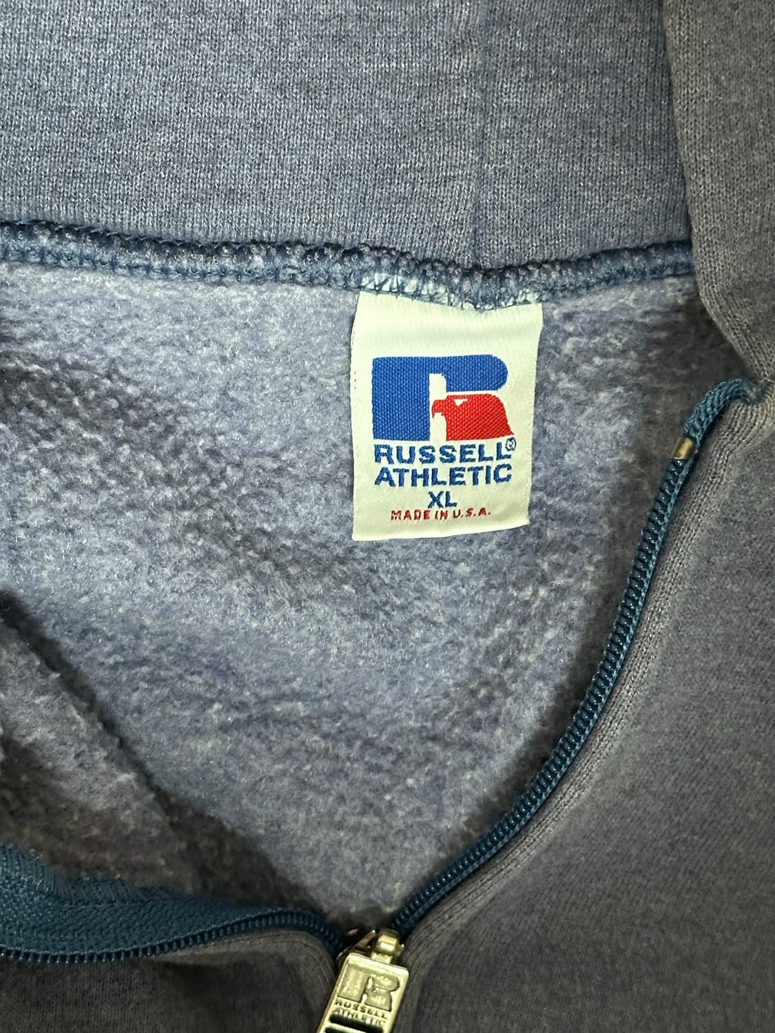 [XL] 90s USA 페이드 퍼플 러셀 후드집업 상품이미지4