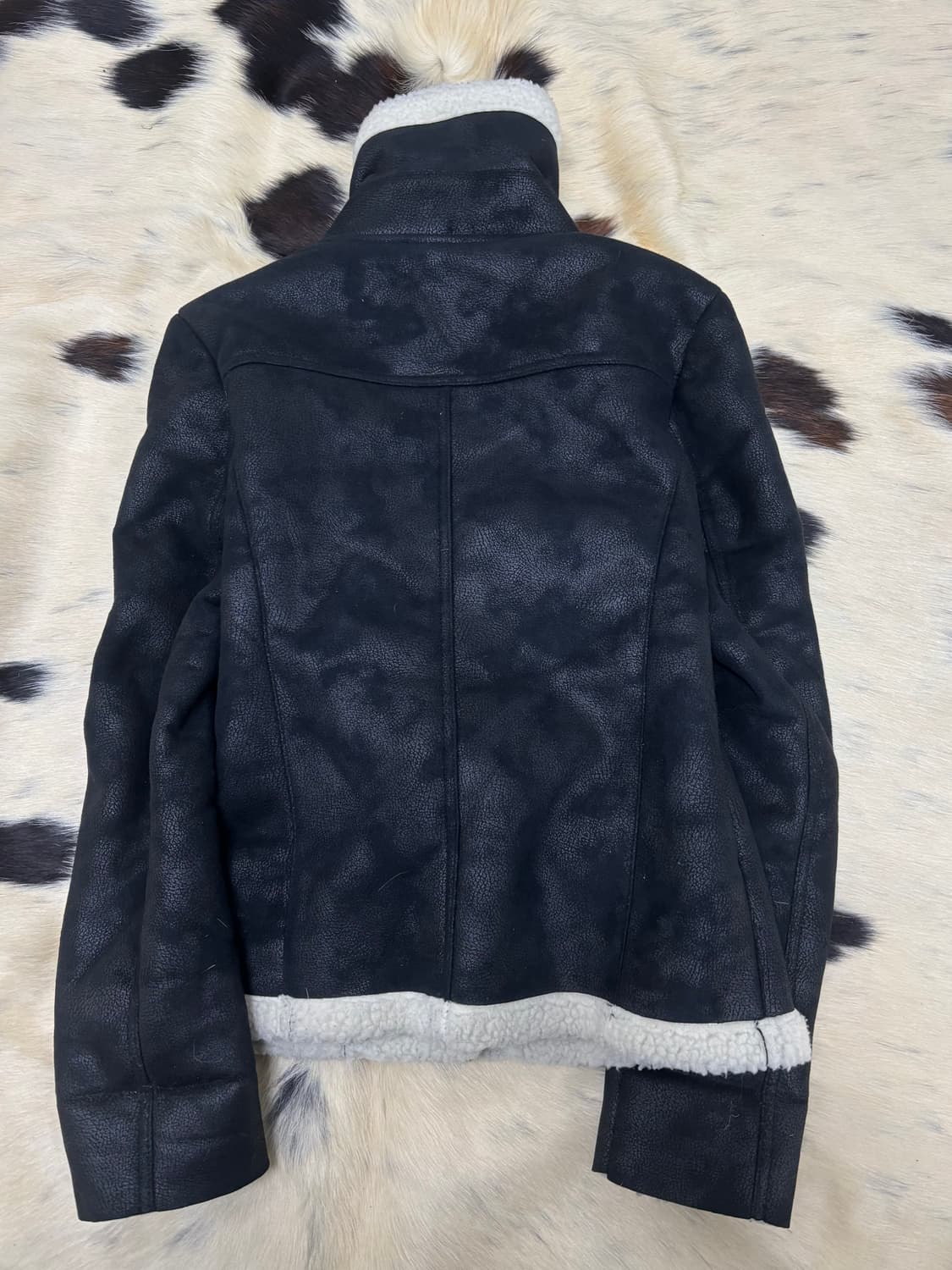 Black Bleach Wash Neck Buckle Chic Musta 상품이미지6