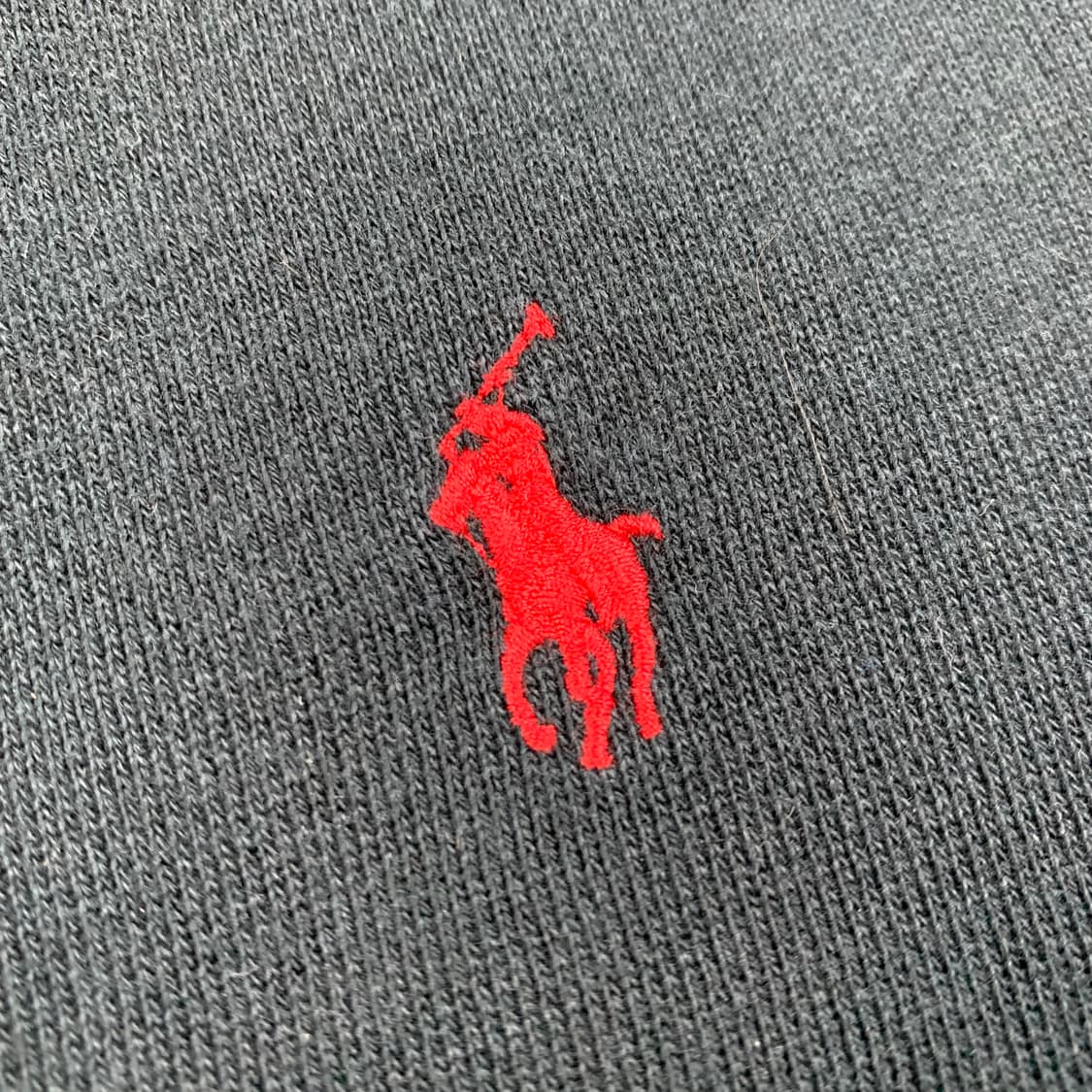 폴로 랄프로렌 포니로고 써멀 후드집업 블랙 상품이미지3