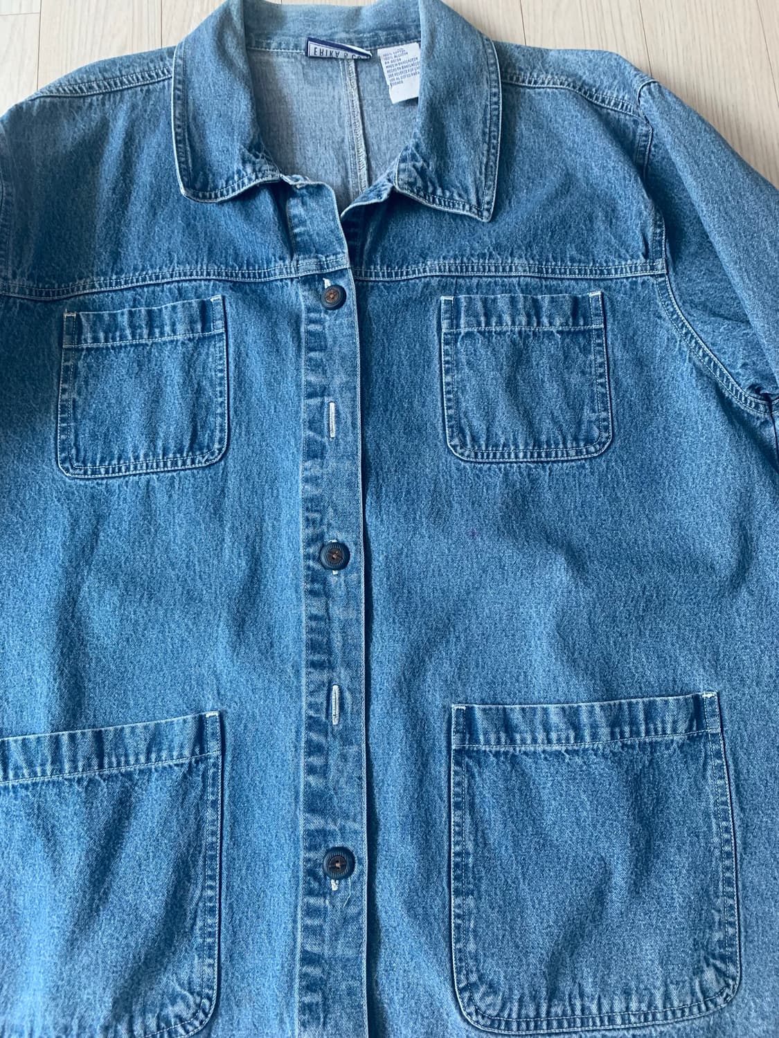 ERIKA  데님 초어 재킷  상품이미지2