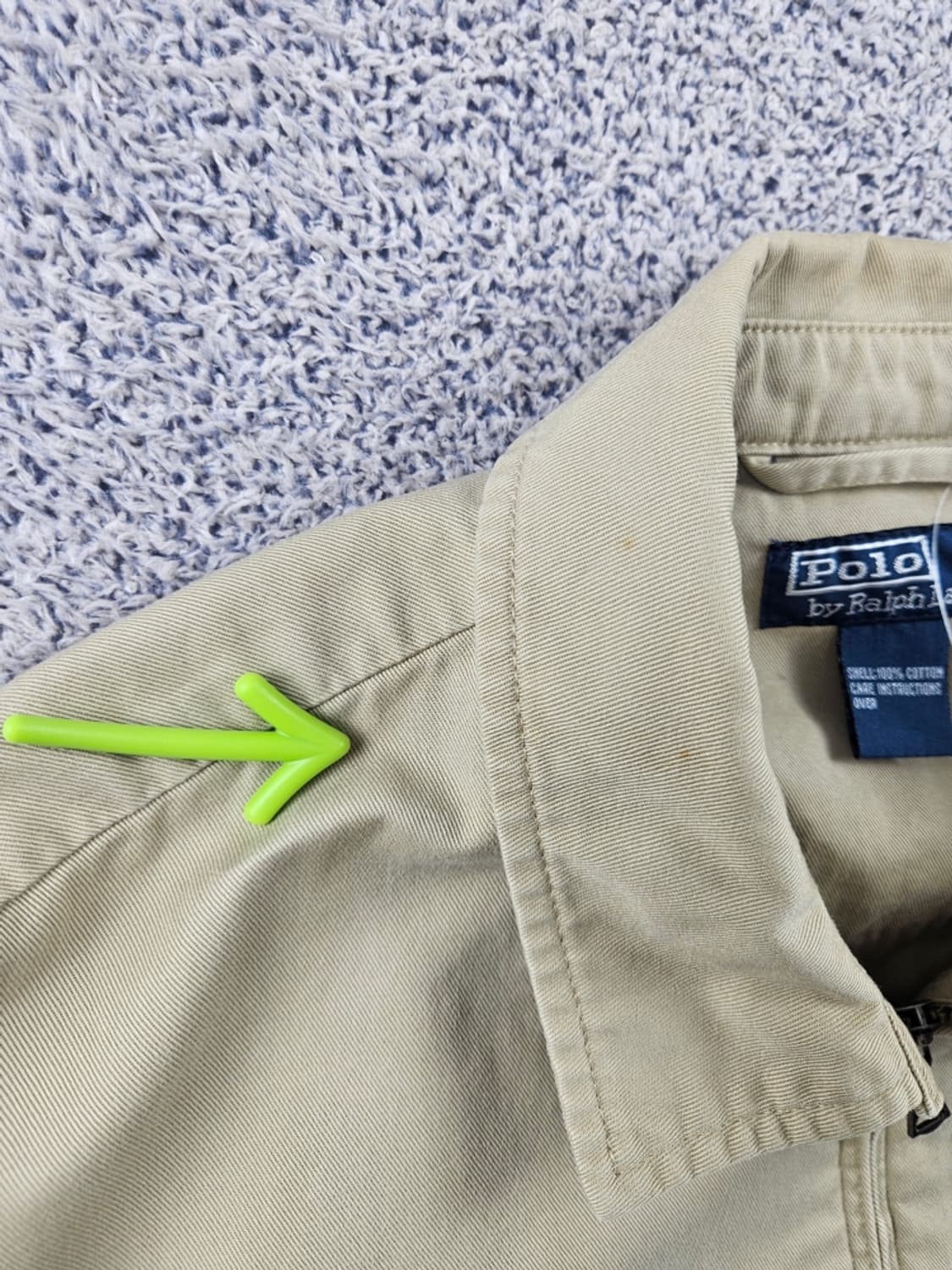 폴로랄프로렌 스윙탑 코튼쉘 블루종 자켓 ( L ) / 11017 상품이미지8