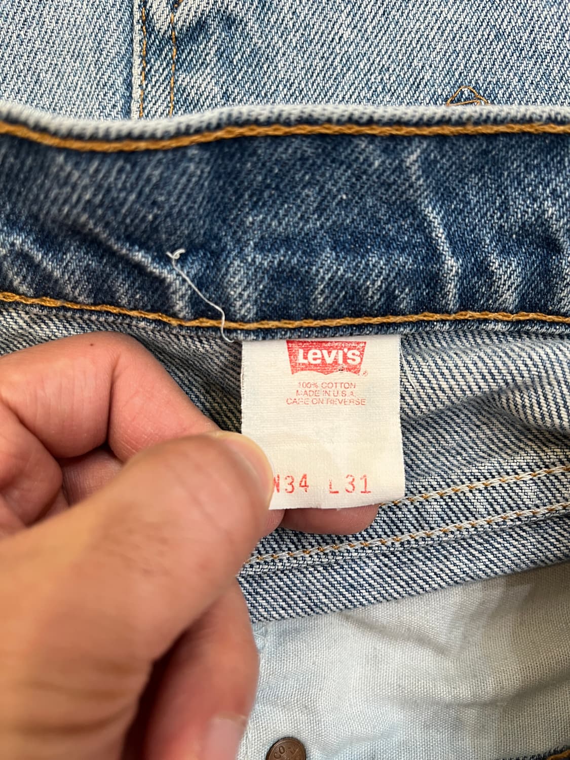 90s 리바이스 517 오렌지탭 34x31 USA 상품이미지4
