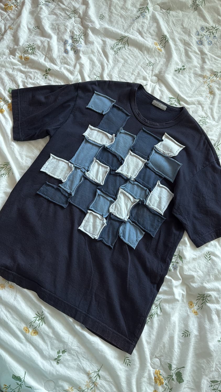 꼼데가르송 옴므 블록 티셔츠 상품이미지1